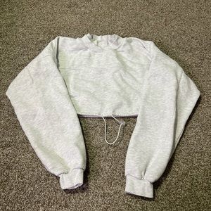 Joah Brown Draw Cord Crop Crew